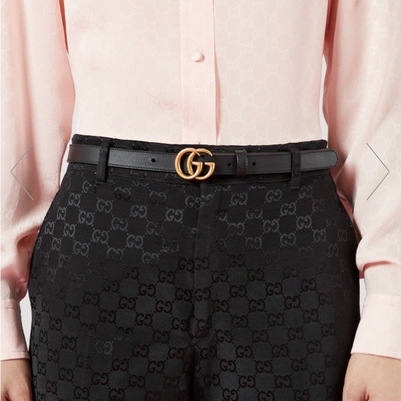 Gucci Marmont Leather Belt - Picture 3 of 7